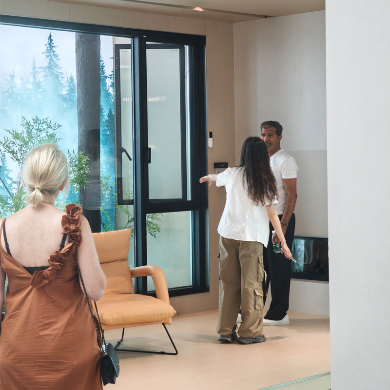 Villa project comparing DERCHI with German Schüco doors