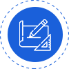 Custom door design icon