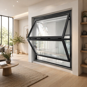 Soundproof Thermal Break Aluminum Vertical Folding Window Door