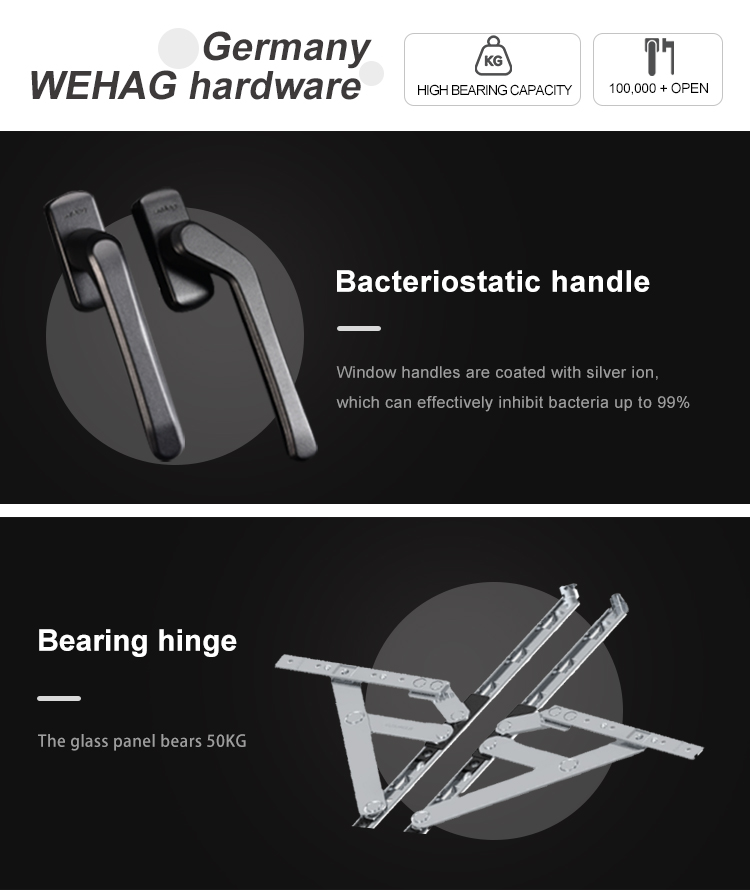 Window hardware detail