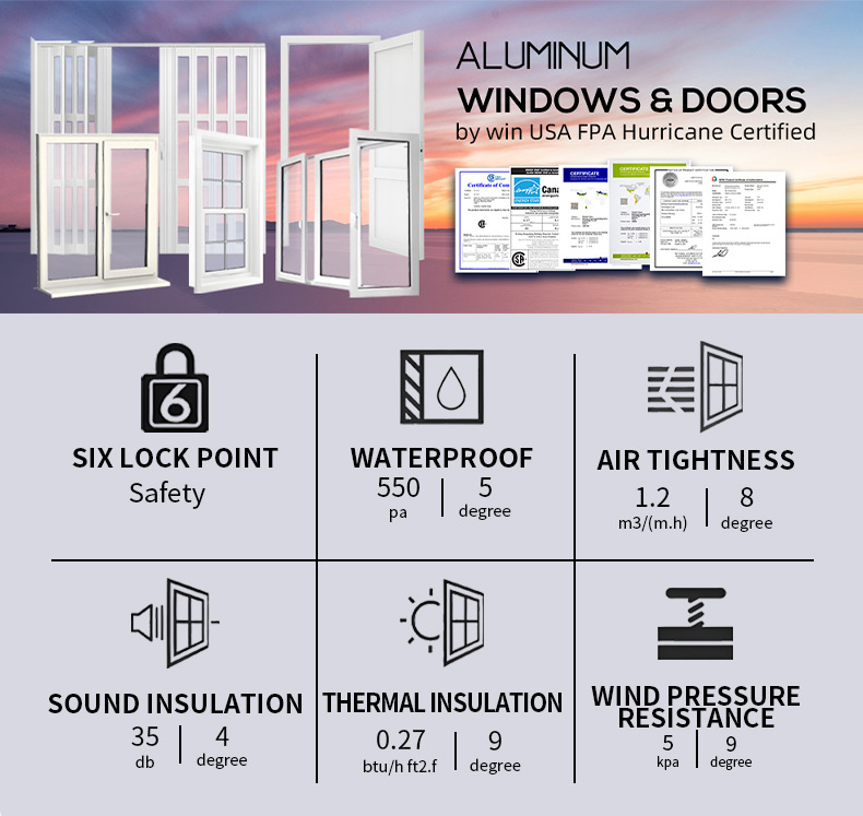 Aluminum Casement Window Product Showcase