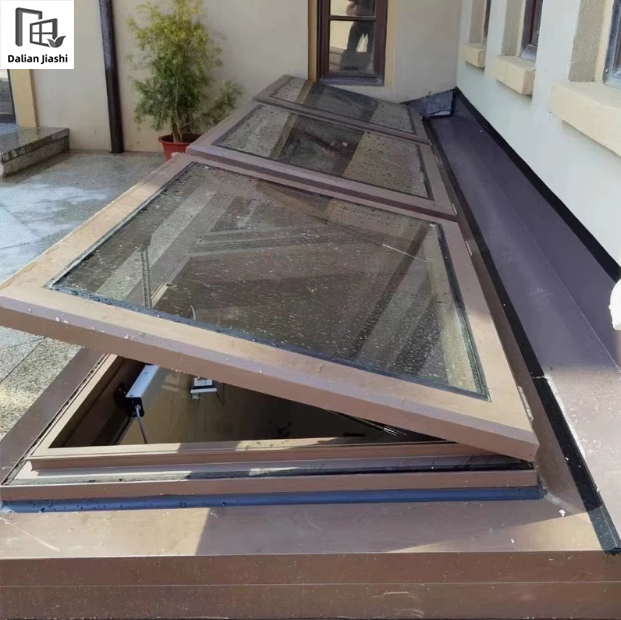 Customized Waterproof Aluminum Double Glazed Roof Skylight Window Dormer Window Artificial Skylight for Sale