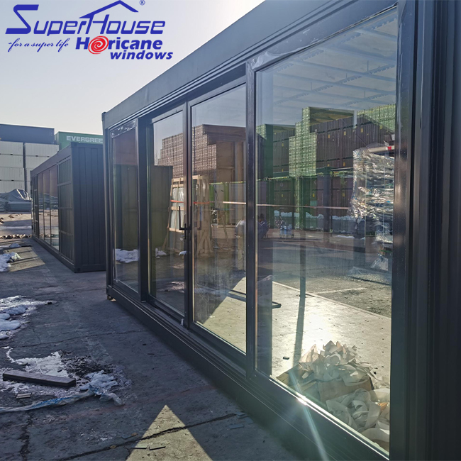 Aluminum Back Door with Dog Hole Openable Panel to Go Out 316 Stainless Steel Hinged Support Swing Door