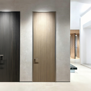Soundproof Aluminum Honeycomb Wood Veneer Interior Door