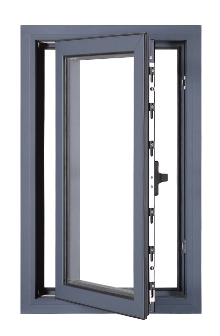 Prima High End Powder Coated Anthracite Grey Aluminium Casement Window for Modern Luxury Home