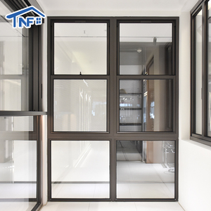 Thermal-Break Aluminum Exterior Casement Window With Screen