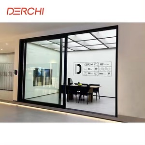 Aluminum Double Glass Thermal Insulation Sliding Doors