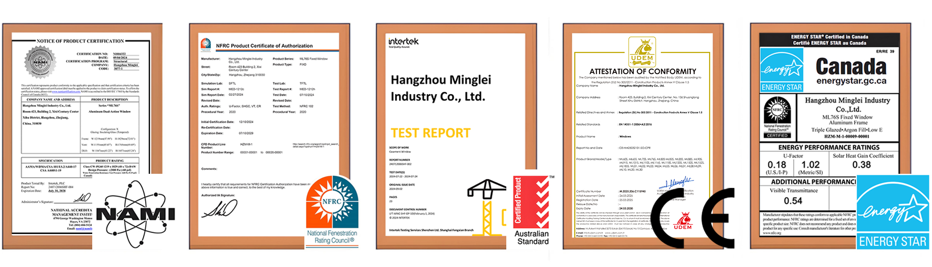 Certificates Display