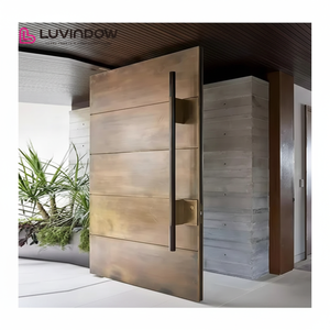Contemporary Exterior Main Pivot Door