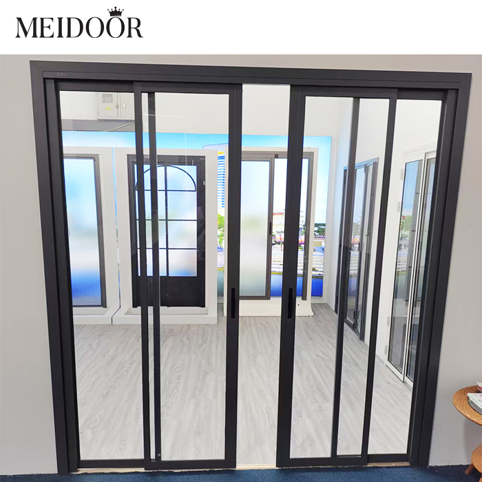 Modern Waterproof PT PD Glass Door Interior Security Swing Sliding Entry Door for Bedroom Kitchen
