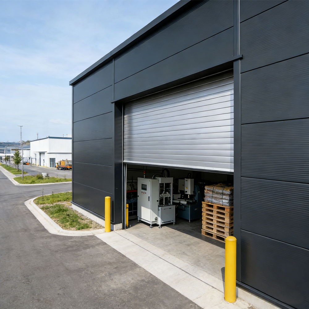 Aluminum Roll up Shutter Gate Remote Control Exterior Automatic Roller Shutter Door for Villas and Workshops