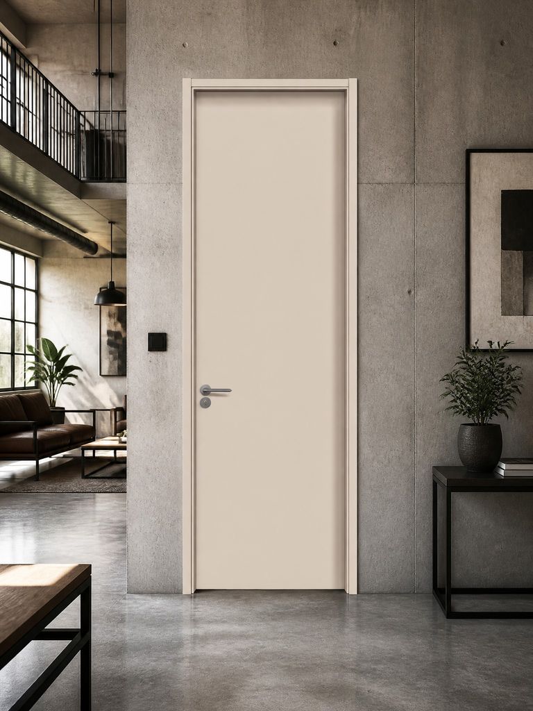 Modern Minimalist Composite Interior Door TH50 Aluminum Alloy Frame Graphene Filled 50mm Door Leaf Soundproof Living Room Hotel