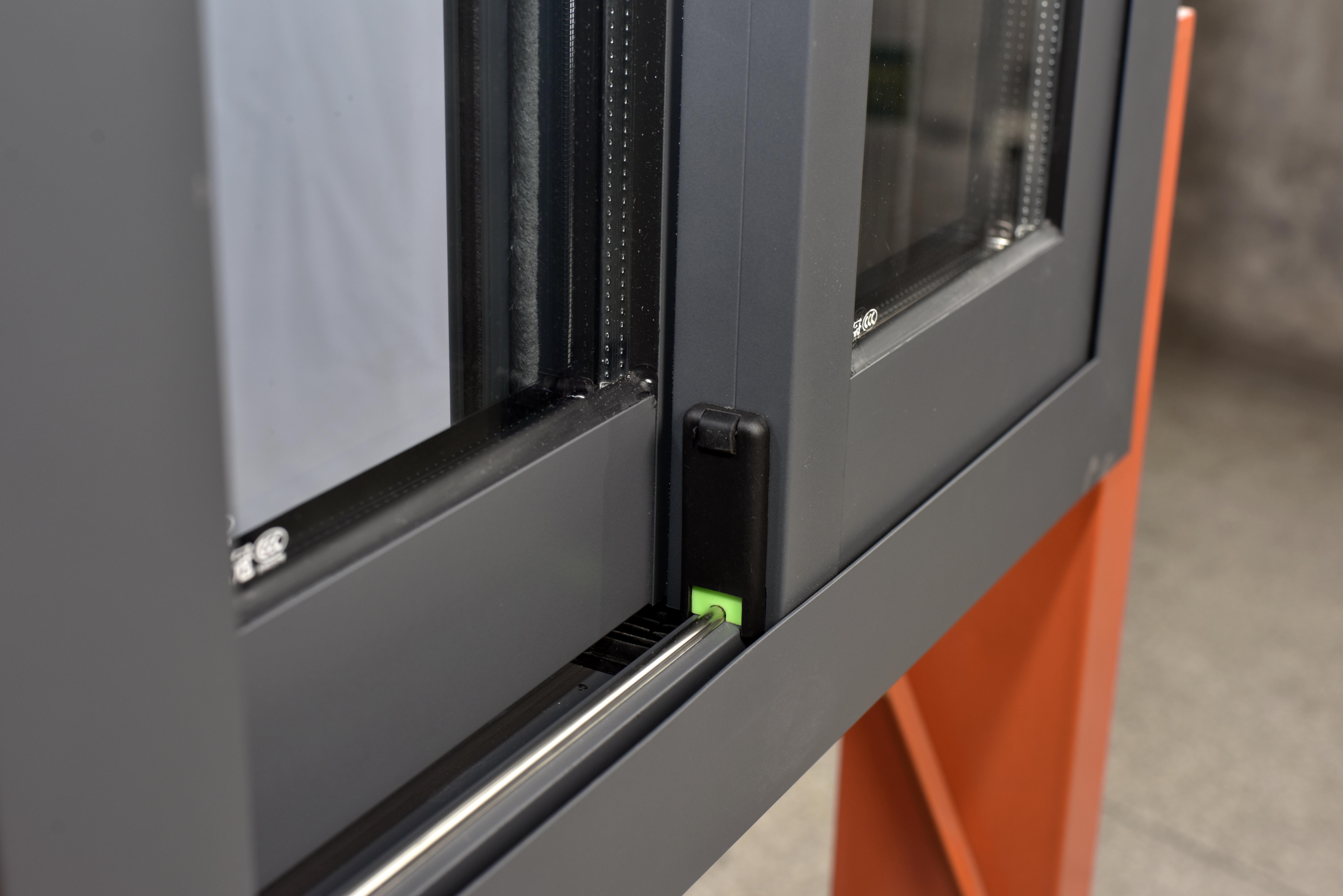 RG100 Sliding Window Factory Direct Three Track Aluminum Horizontal Opening Modern Aluminum Alloy Sliding Window