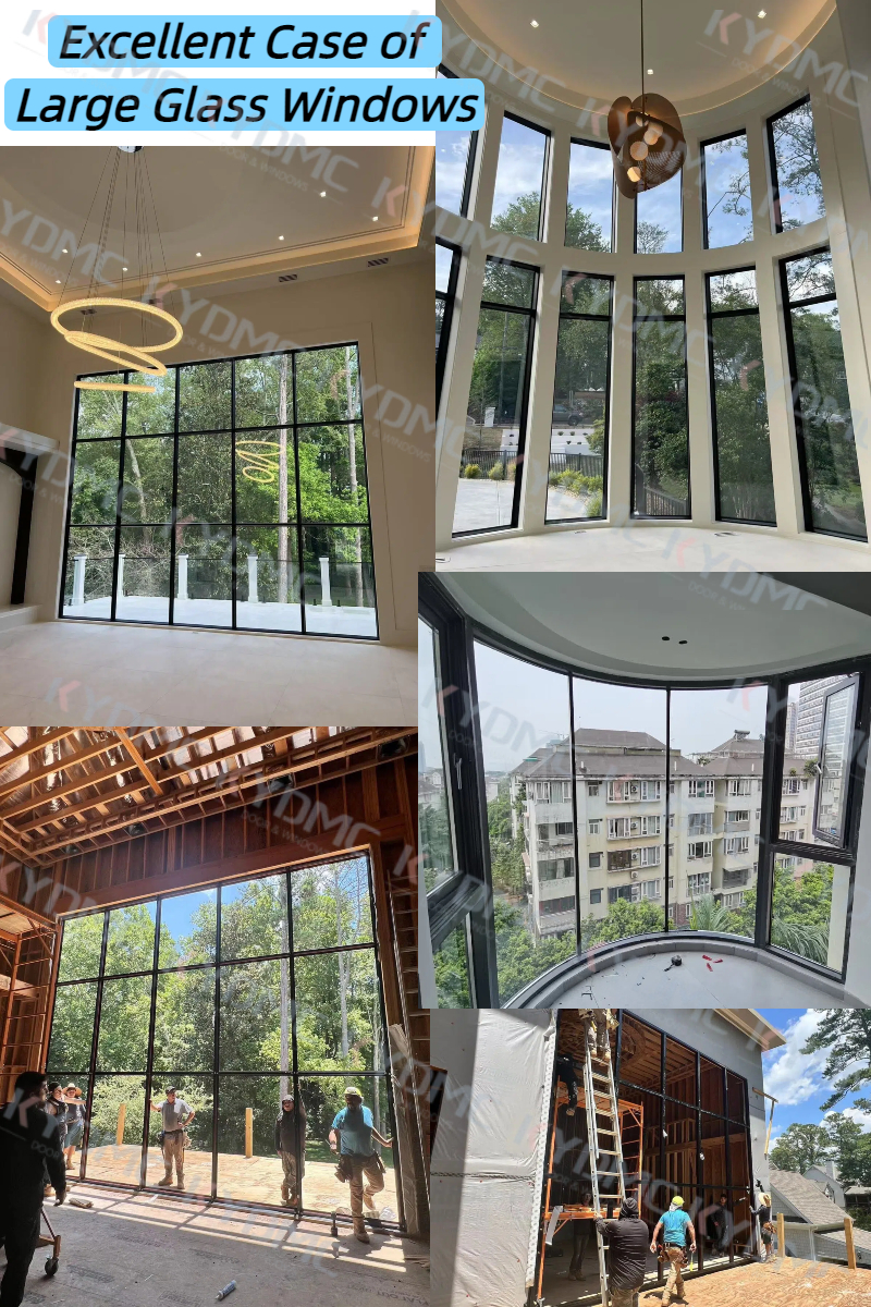 NFRC Aluminum Tempered Glass Accordion Vertical Local Bifold Window Waterproof Heat Insulation Exterior Bifold Windows