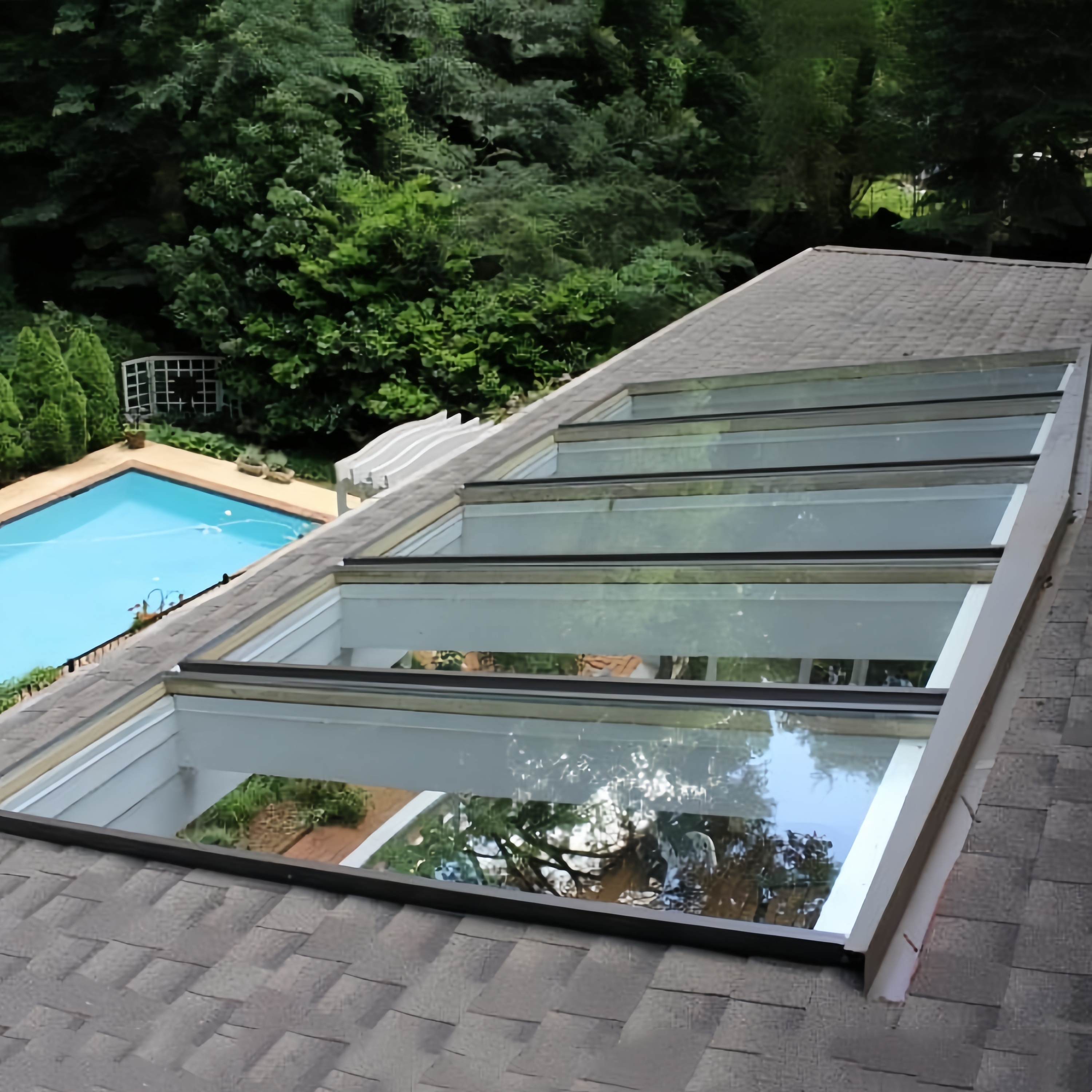 Manufacturer Customized Modern Automatic Hurricane Proof Waterproof Aluminum Dormer Artificial Skylight Skylight Roof Window