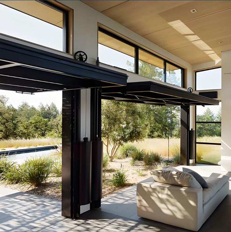 Deda Lift up Retail Door Garage Doors for Mechanic Shop Hydraulic Garage Doors