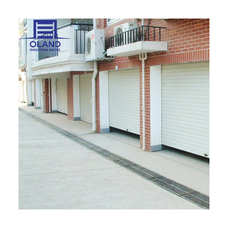 OLAND Industrial Aluminum Alloy Roller Shutter Door Electric Windproof Roll Up Security Door For Warehouse Storefront