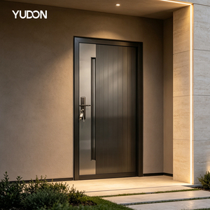 YUDON DOOR Aluminium Entrance Door Anti Rust Powder Coated