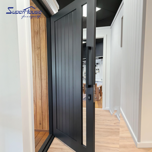 Minimalist Glass Light Security Aluminum Entrance Door