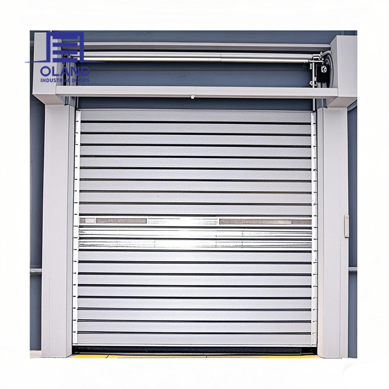 Exterior Hurricane Windproof Energy Saving Hard High Speed Spiral Fast Door Auto Aluminum Rolling Shutter Doors