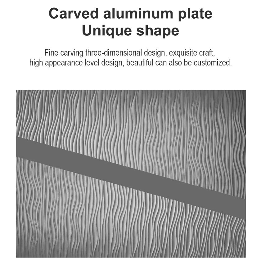 High-quality, Factory-direct, Stylish, Precision-carved Aluminum Plate Steel Exterior Entrance Door for Houses