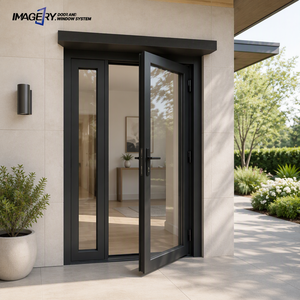 Thermal Insulation Hurricane Resistant Wholesale Aluminium French Double Doors