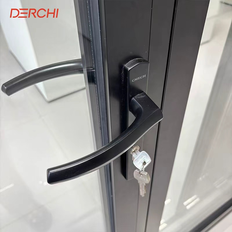DERCHI Custom Security Bi-fold Aluminum Bifold Patio Doors