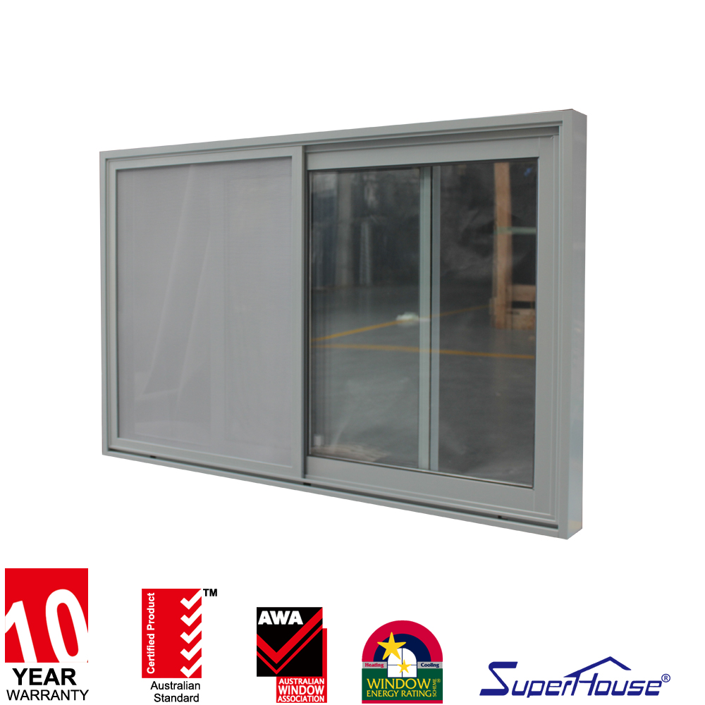 Florida Approved Miami Dade Hurricane Impact Glass Aluminium Sliding windows Screen Window