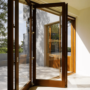 Thermal insulated anti-rust aluminum folding door