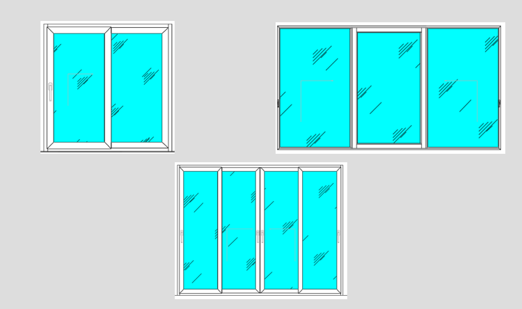NP152 Sliding Door Detail Structure