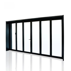 Aluminum Folding Sliding Crystal Door