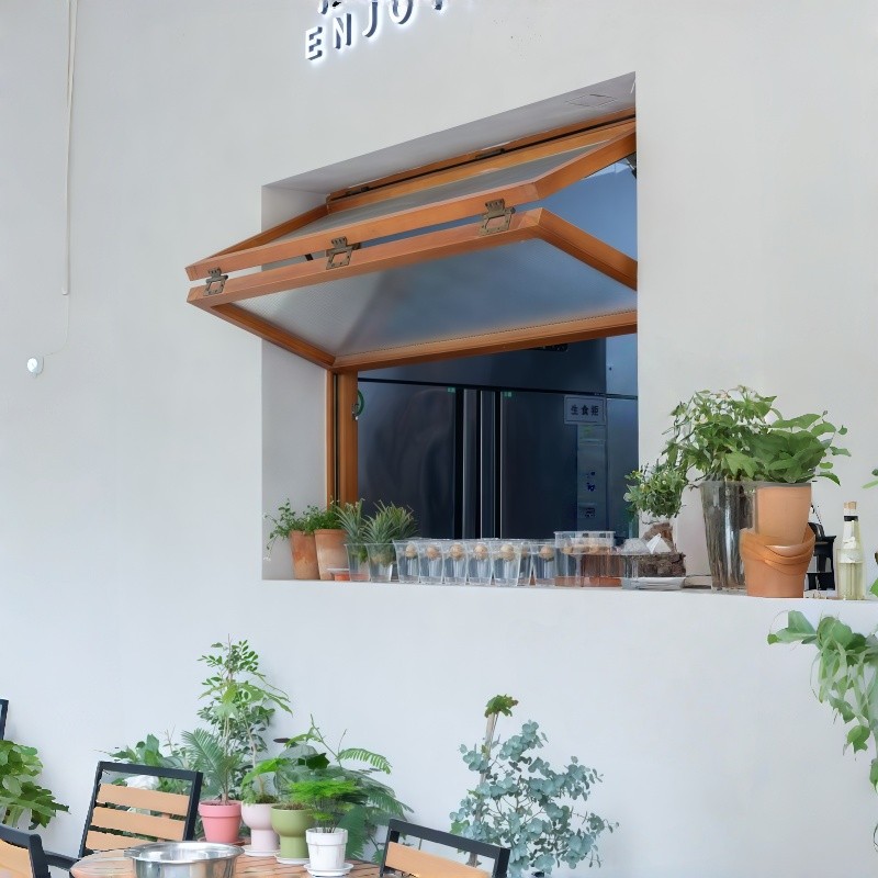 Fashionable Frameless Vertical Large View Aluminum Alloy Soundproof Thermal Insulation Folding Windows for Kitchen Hotel Villa