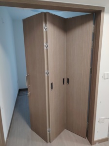 BESLON Luxury WPC Bi-Fold Door Waterproof Minimalist Design