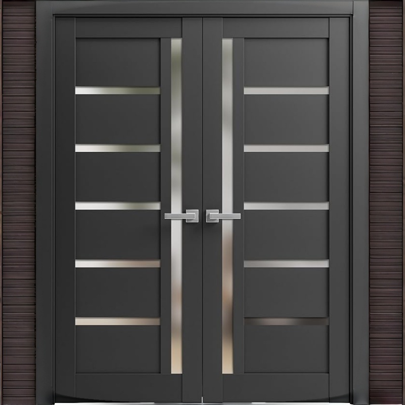 Exterior Entrance Stainless Steel Door 36 Inch Exterior Pivot Doors With Smart Lock