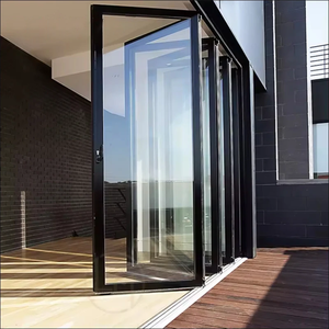 Hurricane Proof Double Glazed Aluminum Folding Door