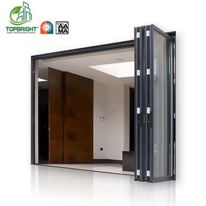 Front Entry Exterior Bi Fold Sliding Doors Interior Patio Door System