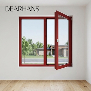 Custom Arch windows Double Glazed Soundproof Types Aluminium Profile