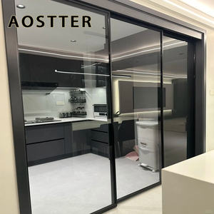 AOSTTER Semi Open Kitchen Aluminum Partition Door