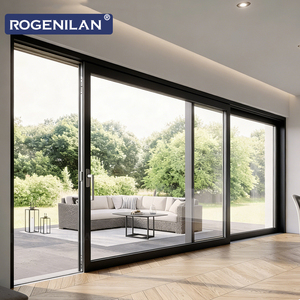 Hurricane Impact Aluminum Glazed Patio Sliding Door