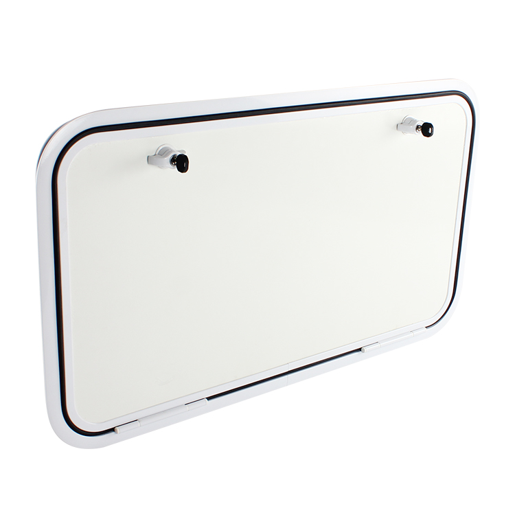 RV Cabin Door - Open Hatch Perspective