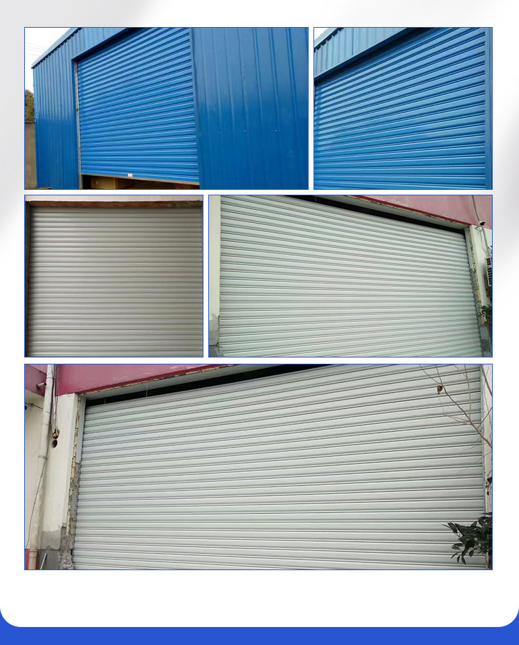 Automatic Security Aluminium Metal Industrial Design Hurricane Storm SoundProof Insulated Roller Shutters HUADUN Brand Door