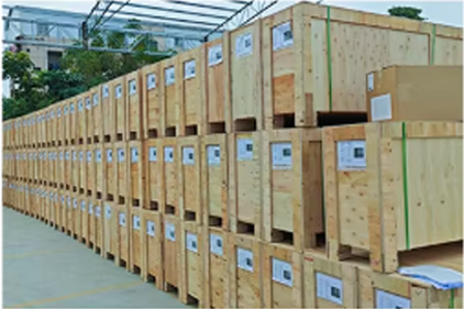 Packed In Wooden Cases
