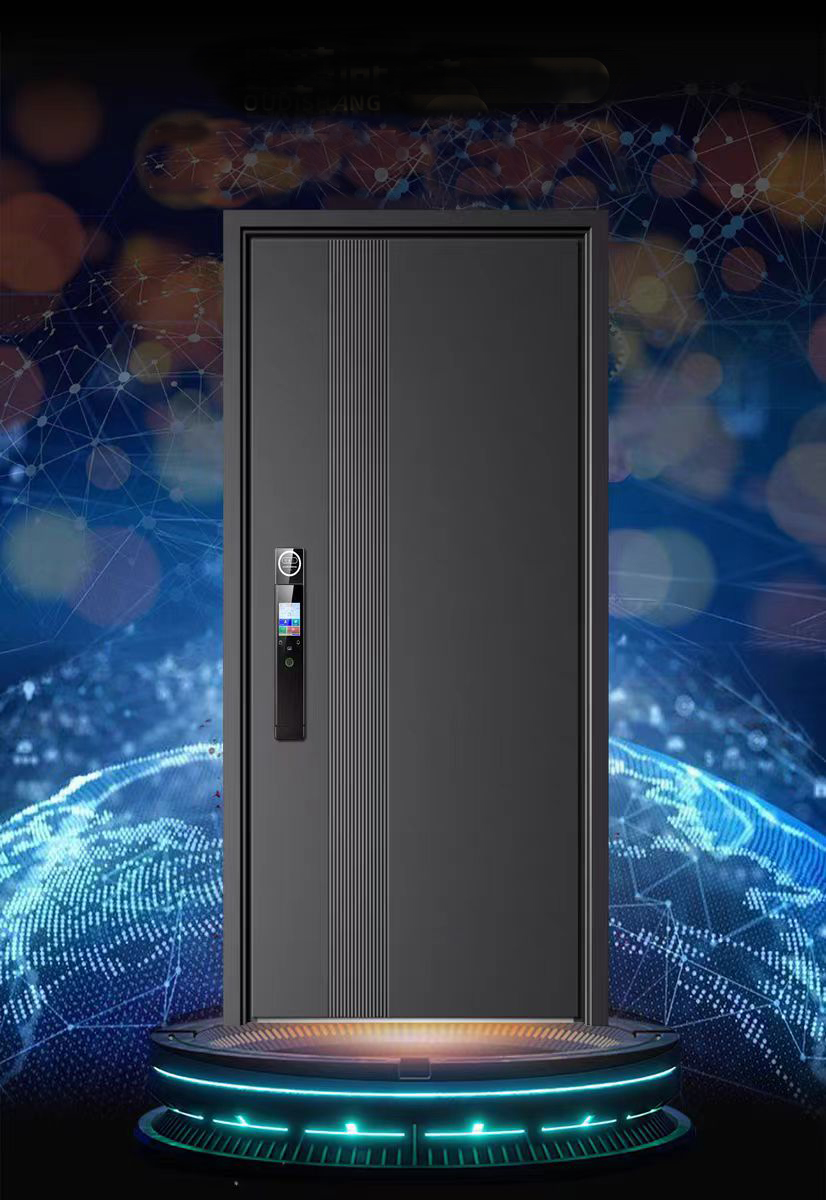 BST Ex-01 Modern Aluminium Anti-Theft Security Exterior Entry Door with 5 Year Warranty for Residential &amp; Hotel Use