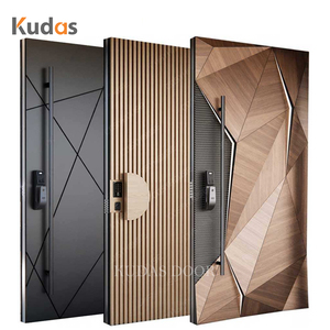 Modern Luxury Pivot Front Entry Door Customizable Cast Aluminum