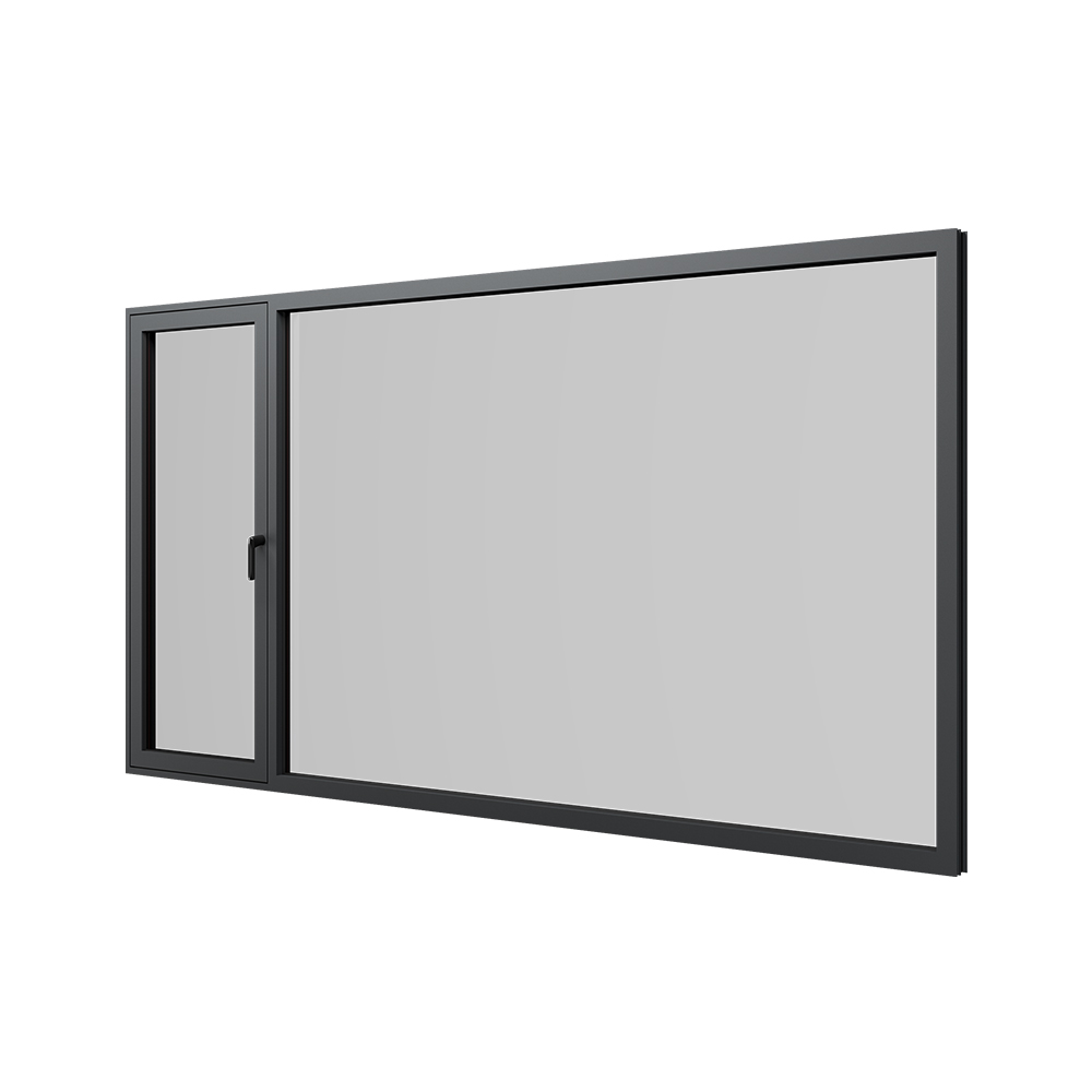 DERCHI Simple Design Customized Size Aluminium Insulated Glass Windows Casement Window Modern Aluminium windows
