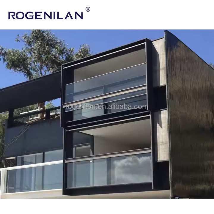Intelligent Electric Remote Control Lift Window Double Glazed Vertical Sliding Automatic Single Hung Vertical Lift Windows