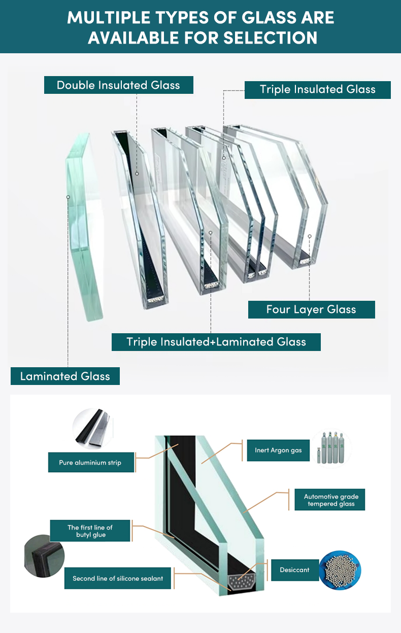 Customized Balcony Sliding Folding Doors with Blinds Aluminum Profile Bi-fold Doors Energy Efficient Double Glass Folding Door