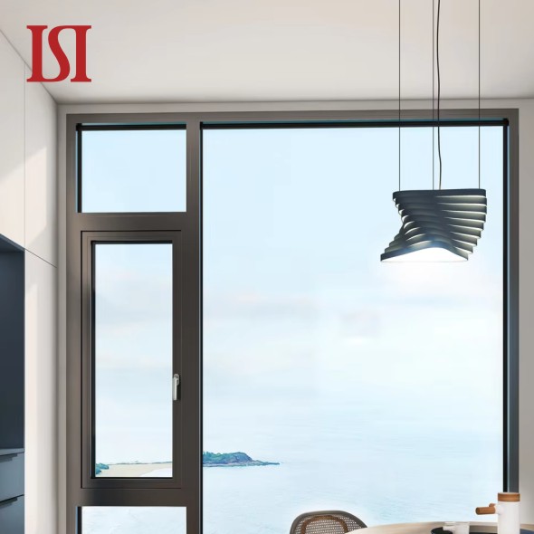 Top Brand Tengying Dresdner Card 2 Modern Design 2 Thermal Break Casement Aluminum Windows with Double Glass House Window