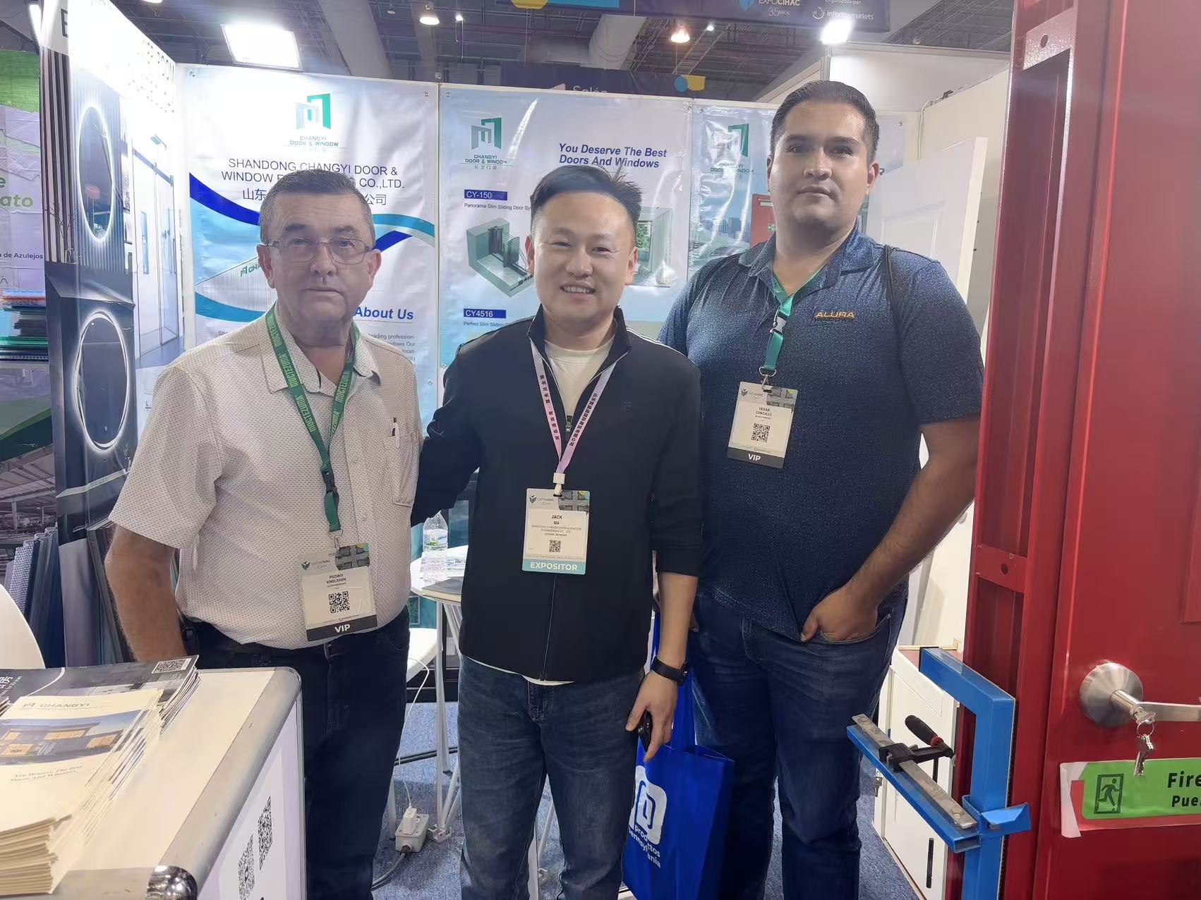 Group photo with clients 2