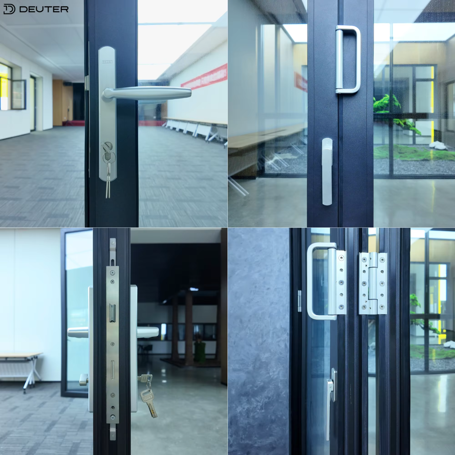 Waterproof Aluminum Accordion Folding Door Details